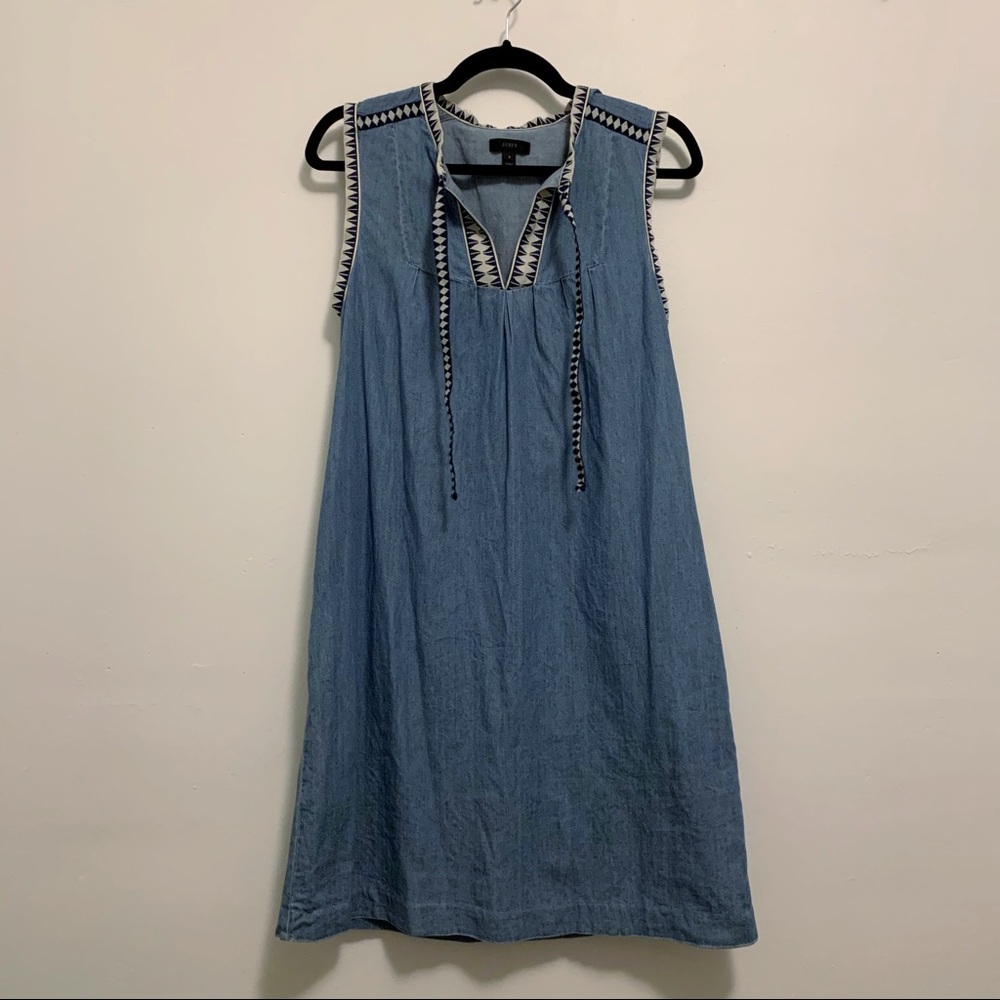 J.Crew denim dress with pockets - size 6